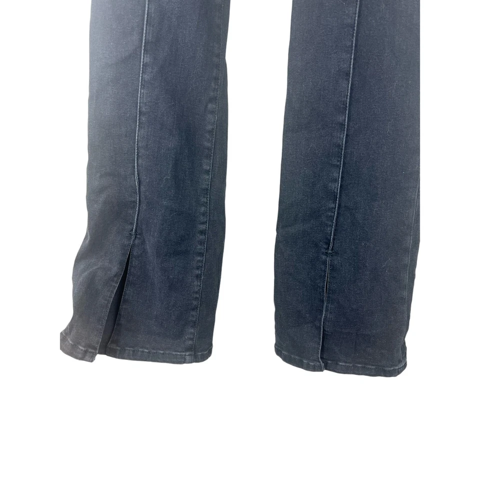 Joe's Jeans Slit-Front Micro Flare High Rise Jeans in Olympia sz 27 - Image 3 of 4