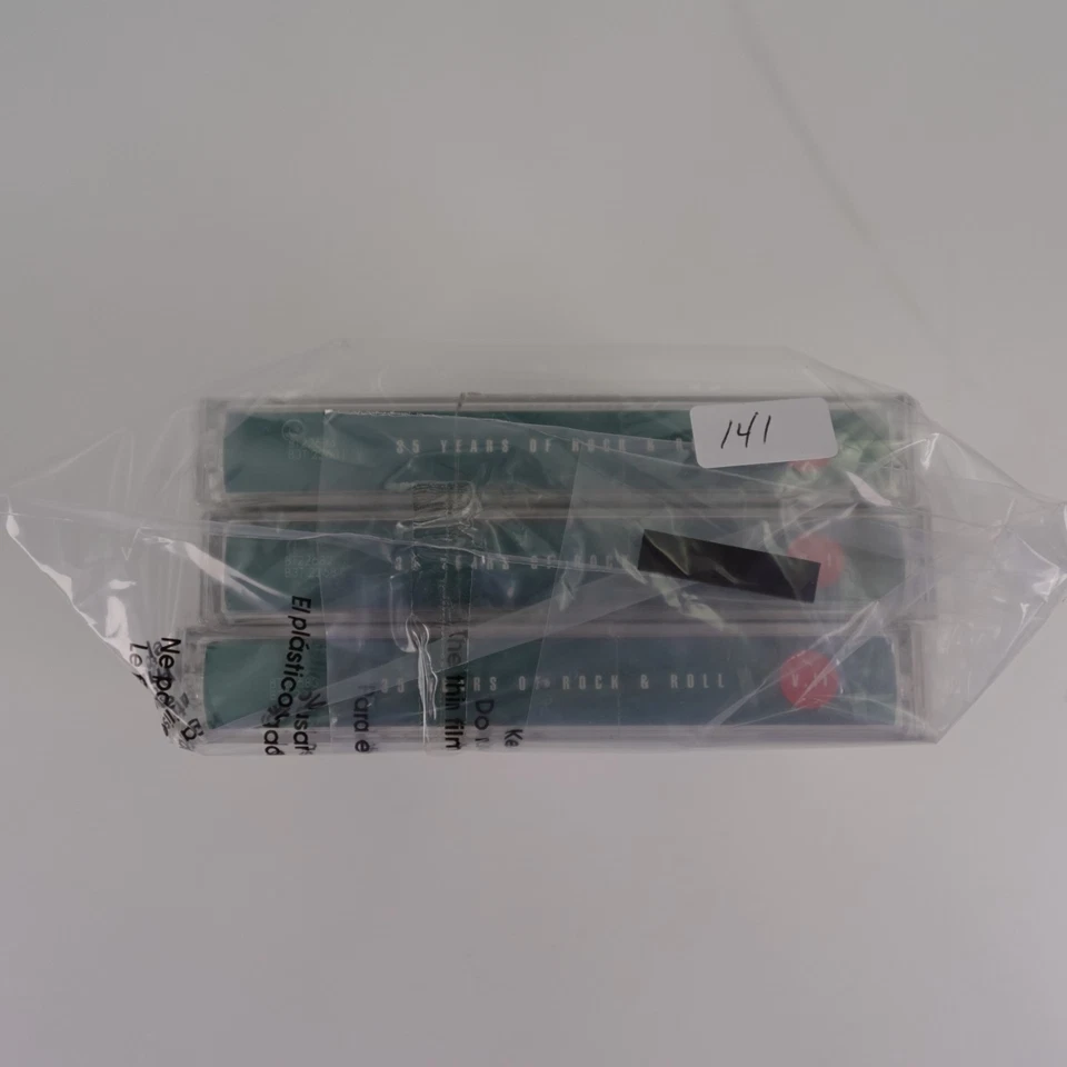 NOS Entertainment Weekly 35 Years of Rock & Roll Vol I II III Cassette Tapes - Image 3 of 3