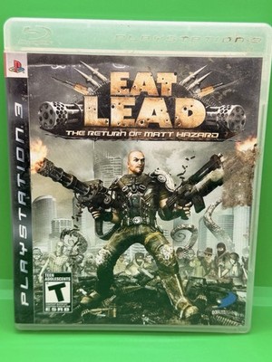 2009 SONY PLAYSTATION 3 PS3 EAT LEAD THE RETURN OF MATT HAZZARD NO MANUAL