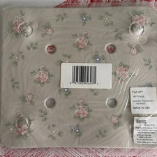 Pfaltzgraff Tea Rose Sink Mat Protector New