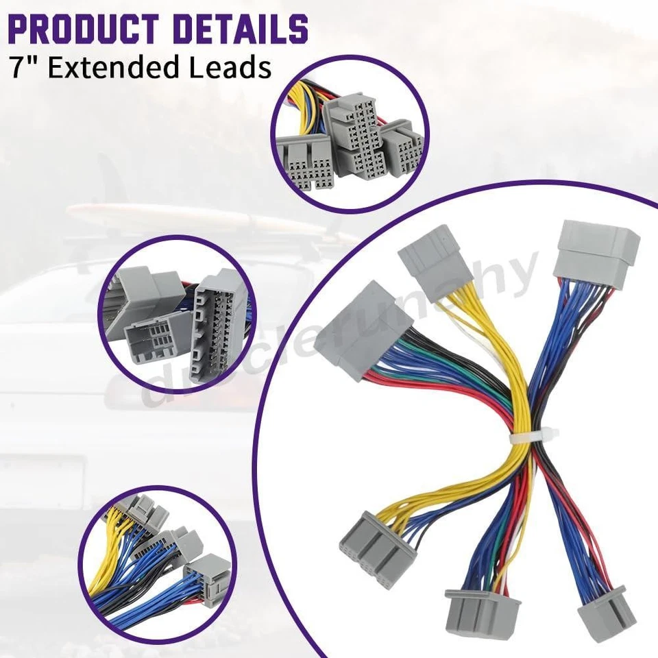 OBD1 to OBD2A Reverse Conversion Harness Adapter For 1992-95 Acura Integra Civic - Изображение 3 из 4