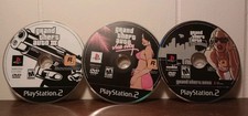 Grand Theft Auto Trilogy PS2 III Vice City San Andreas Discs Only Tested Working