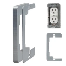 10PCS Metal Receptacle Spacers, Insulated Coated Wall Plate Spacer, Electrica...