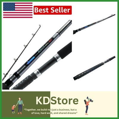 Durable Fiberglass 7' Trolling Rod - Classic Pro GLT for Saltwater Fishing