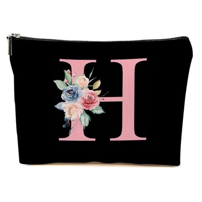 Initial Letter H Makeup Bag, Personalized Gifts for Women, Birthday Gift for ...