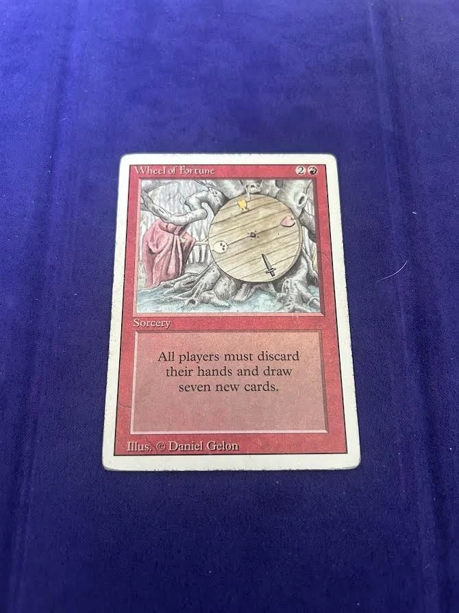 Wheel Of Fortune In Individual Magic: The Gathering Cards for sale