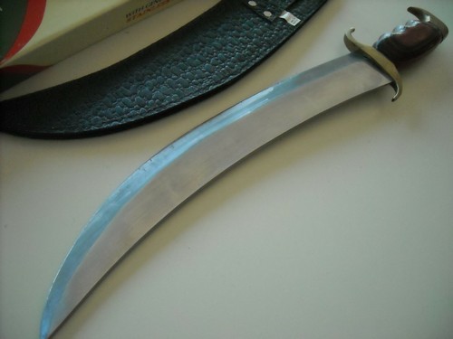 Arabian curved sword with sheath nib - Picture 9 of 12