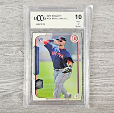 2015 Bowman Bryce Brentz RC #126 Rookie Mint 10 Beckett BCCG Boston Red Sox