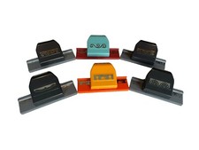 Lot Of 6 Ek Success Border Edge Punches Bug Floral Wave Laces Scrapbooking VGC