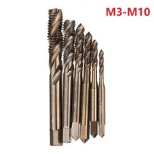 Image of M35 HSS Co Spiral Flute Taps for Metric Screw Threads and Materials