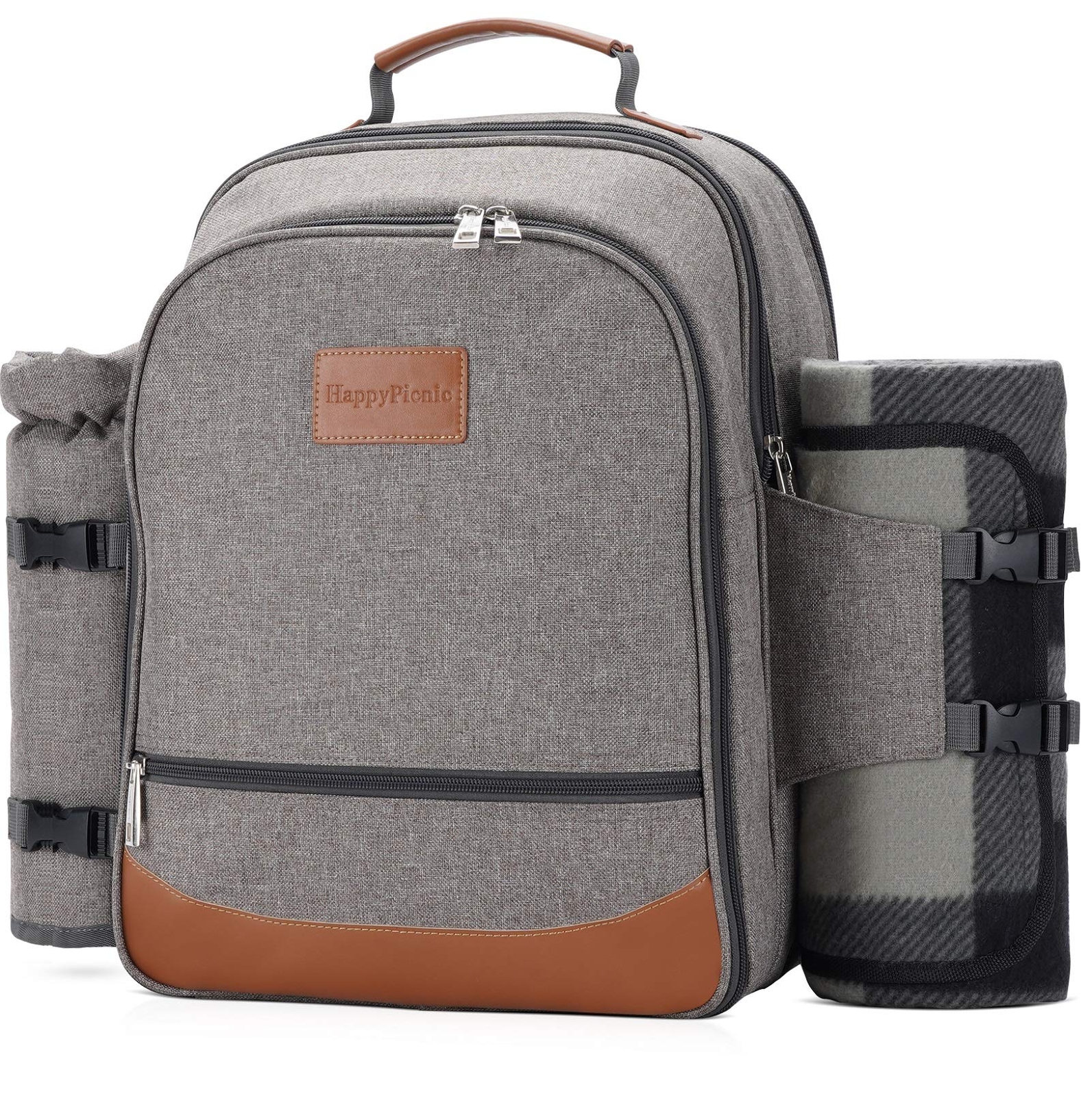 Zaino Luxury HappyPicnic 4 Persone | Il Top per Picnic Chic e Aperitivi Outdoor
