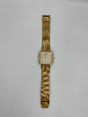 Seiko セイコー Dolce 5E31-5A90 ゴールド ダイヤ Vintage Seiko Dolce 5E31-5A90 Daimond Gold Quartz Mens Watch