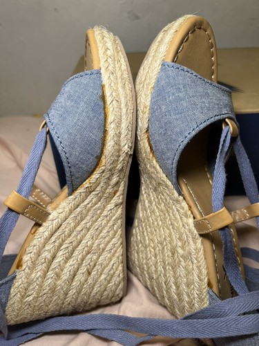 American Eagle Ankle Wrapped Wedge espadrilles Size 7 - Picture 7 of 7