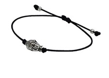 Buddha Handmade Adjustable Bracelet Red or Black
