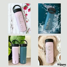 Personalized Water Bottle, Laser Engraved Custom Hydroflask Stainless Steel 18oz
