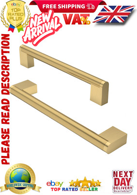 10 Stück Schrankgriffe Griffe, Edelstahl Küchenschrank Messing - 160 mm NEU