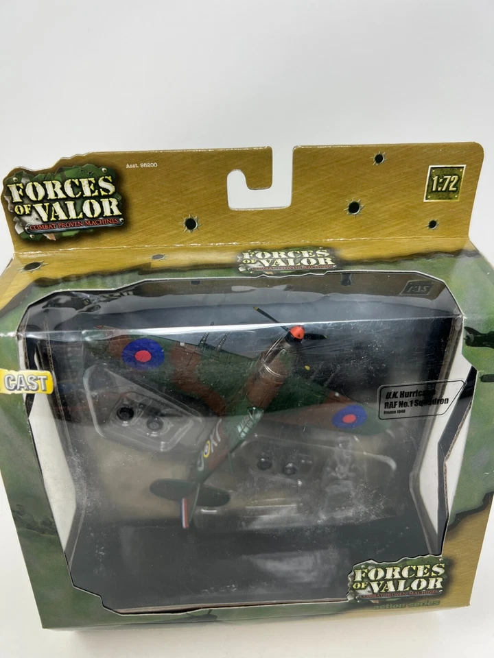 Forces of Valor Combat Proven Machines 1:72 UK Hurricane RAF No 1 Squadron NIB - Image 2 of 4
