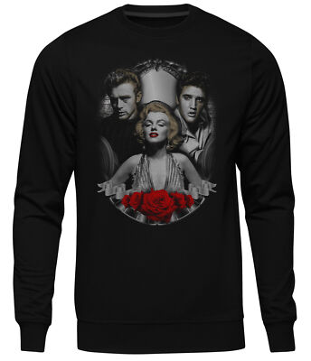 Vintage Legends Herren Pullover | Marilyn Monroe The King Elvis Rock Pop