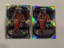 Taurean Prince Parallel Lot - Silver Cracked Ice & Silver Prizm Misprint Error
