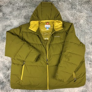 Columbia Lone Fir TURBODOWN 650TD Down Fill Omni Heat Puffer Green Jacket 6X BIG | eBay