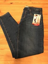 Levis Girls Knit Denim Jeggings Skinny Dark Wash Adjustable waist size 14 NEW