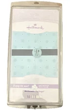 New 10 Hallmark Notes Cards with Decorative Accessories Envelopes Blue Food