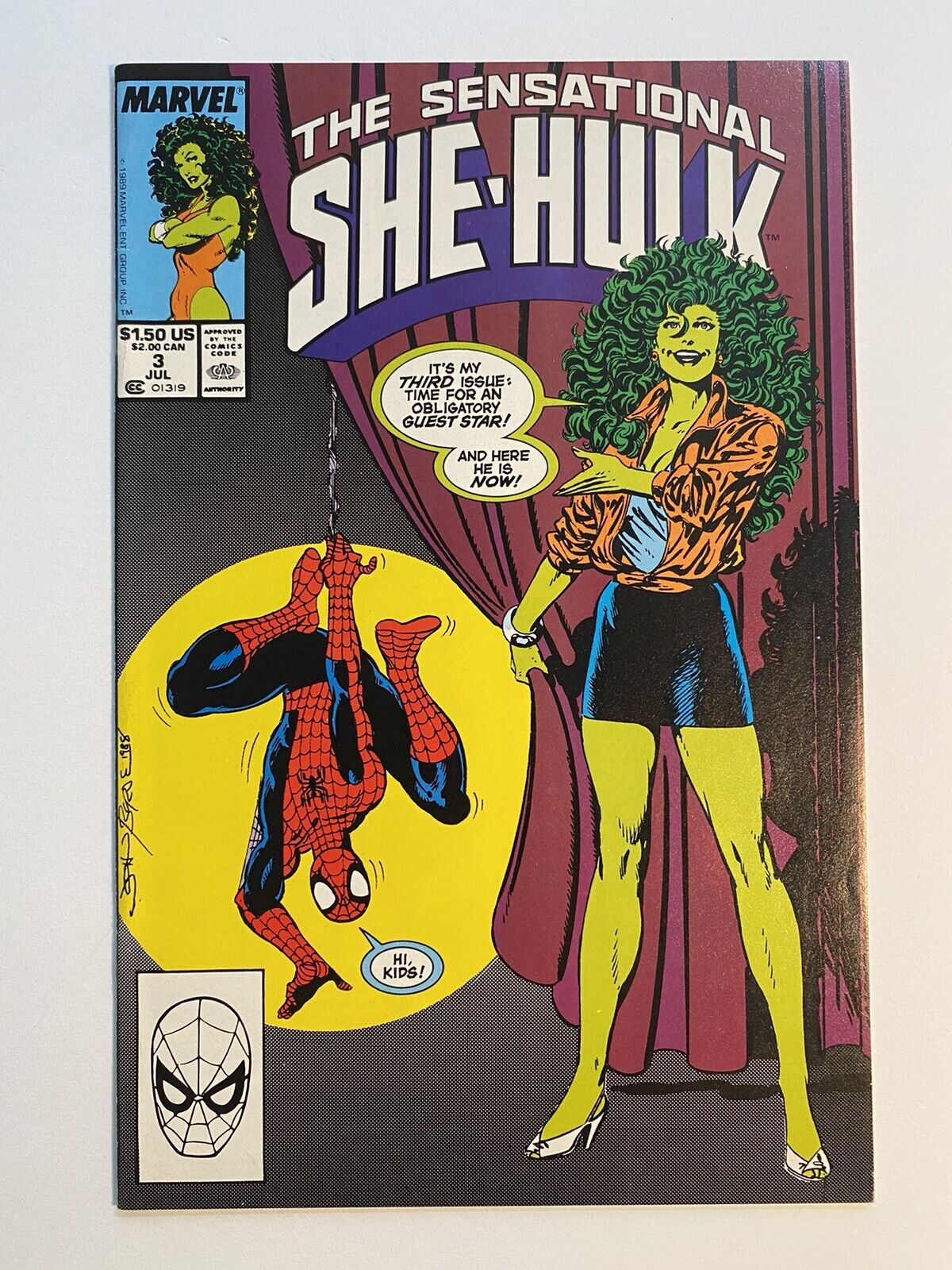 THe Sensational She-Hulk #3 | Spider-man | John Byrne MCU Disney + High Grade