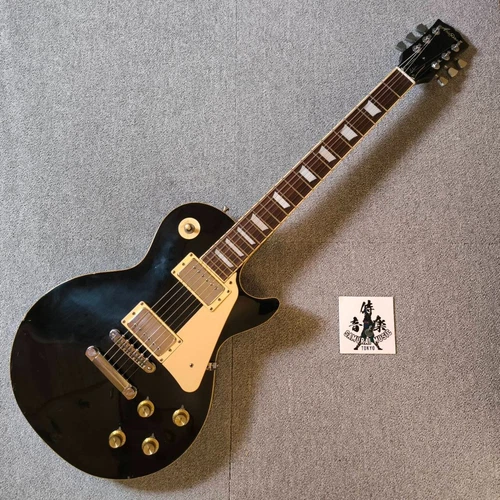 Aria Pro II LS-450 Black Les Paul 3.96kg Electric Guitar W/Gig Bag Made in Japan