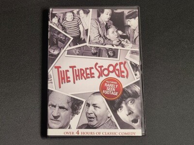 THE THREE STOOGES 4+ HOURS FT RARE FOOTAGE SEEN DVD