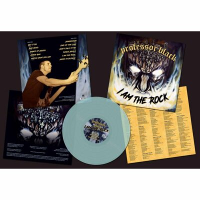 PROFESSOR BLACK - I AM THE ROCK - LP (ltd. ELECTRIC BLUE vinyl) HEAVY METAL