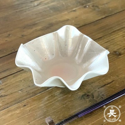 Polka Dot Unique Luster Paper Pot DishJapanese Tableware for Hospit From Japan