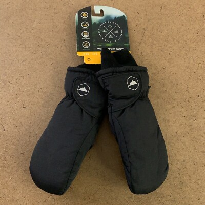 California Premium Gear Kids Size Medium Black Winter Sports Mittens NWT