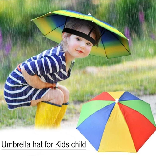 Umbrella Hat Rainbow Umbrella Cap Head Umbrella Hat ρε For Kids φж е* N6K7 Y4J4 - Picture 1 of 11
