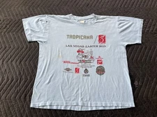 VTG 1986 Tropicana Las Vegas Run T-Shirt Sz L USA