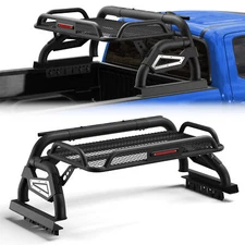 Bed Roll Bar Cargo Luggage For Tacoma/GMC Canyon/Ford Ranger/Nissan Frontier 