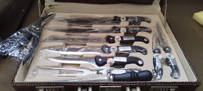 Set coltelli da cucina professionali 11 PZ Stil Solingen Nuovo