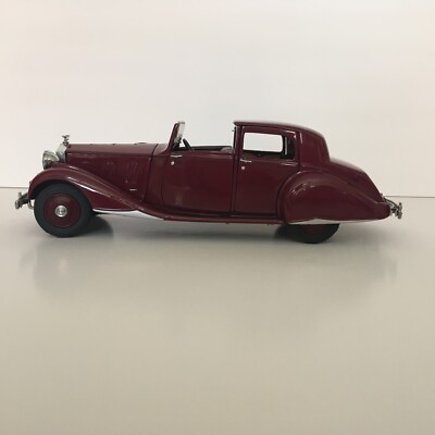 Danbury Mint Rolls Royce Phantom Iii 1938 Burgundy Boxed 1/24