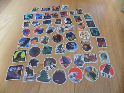 Dinosaurs  STICKERS Lot Godzilla Reptar Bad Zilla Monsters