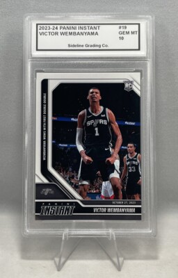 Victor Wembanyama Rookie Graded Gem Mint 10 - Panini Instant 1st Double-Double