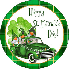 HAPPY ST PATRICK'S DAY DESIGN Metal Sign READ DESCRIPTION 