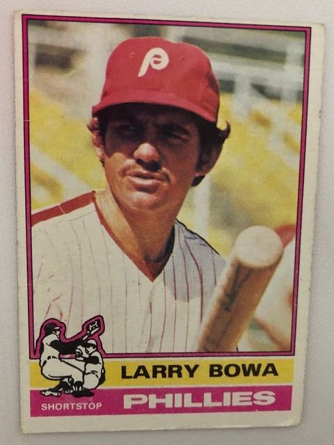 Larry Bowa Phillies Shortstop Baseball Card 145 Topps Chewing Gum 1978 