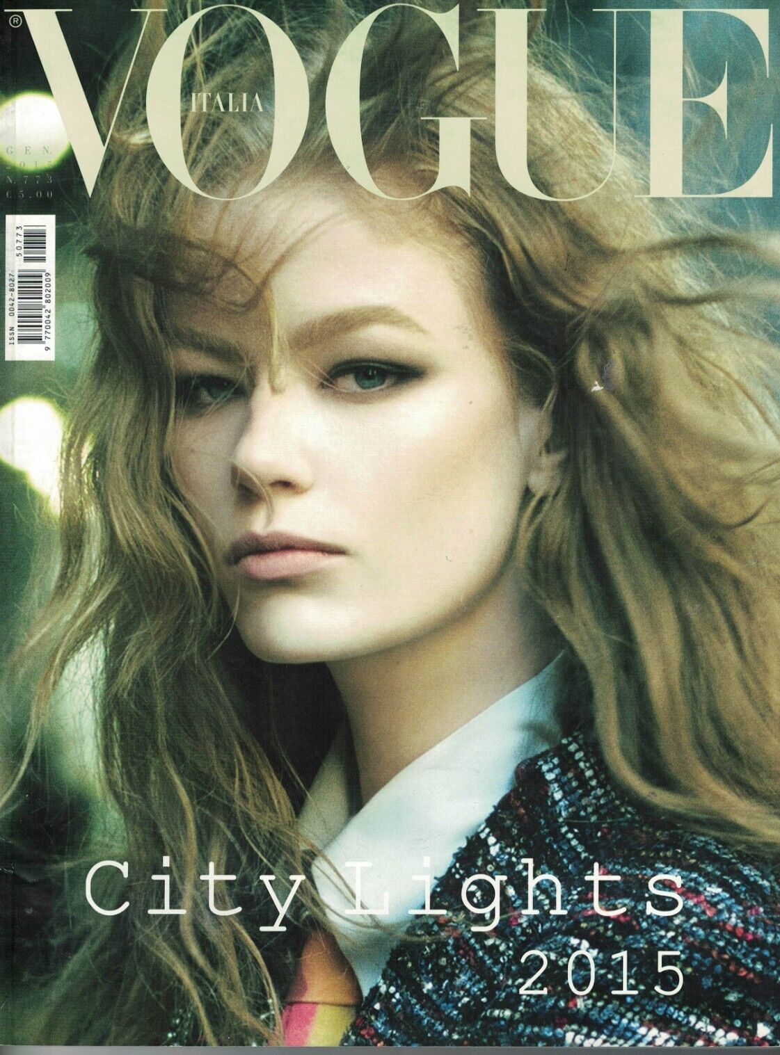 VOGUE Italy Magazine January 2015 Holly May Saker Kate Moss 773 1/15
