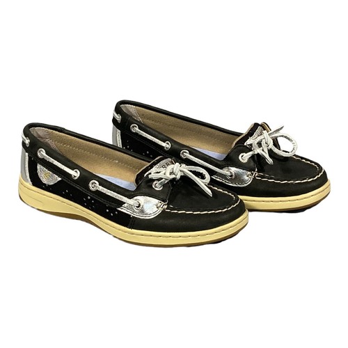 Sperry Top Sider Angelfish Black Silver 