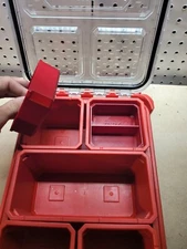 (2 pack) Milwaukee Packout Divided Cup Insert / Slide-In Organizer Pack Out Fuel