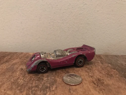 Hot Wheels Redline 1971 HK Magenta Purple JET THREAT for *Restoration*