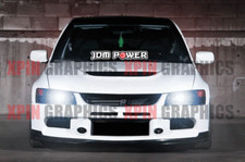 Jdm Power Windshield Car Sticker Banner Japanese Decal Low Printed