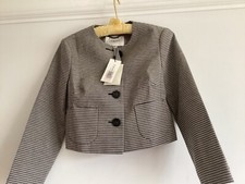 Lk Bennett Boxy Style Sze 6 Navy And Cream New With Tags In Original Package