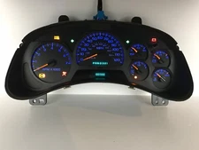 02-05 Trailblazer Speedometer Instrument Gauge Cluster BLUE LEDs