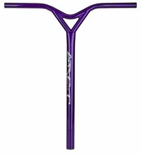 GRIT INVADER scooter handlebar-floating purple color-21 inches hX 20 inches wide