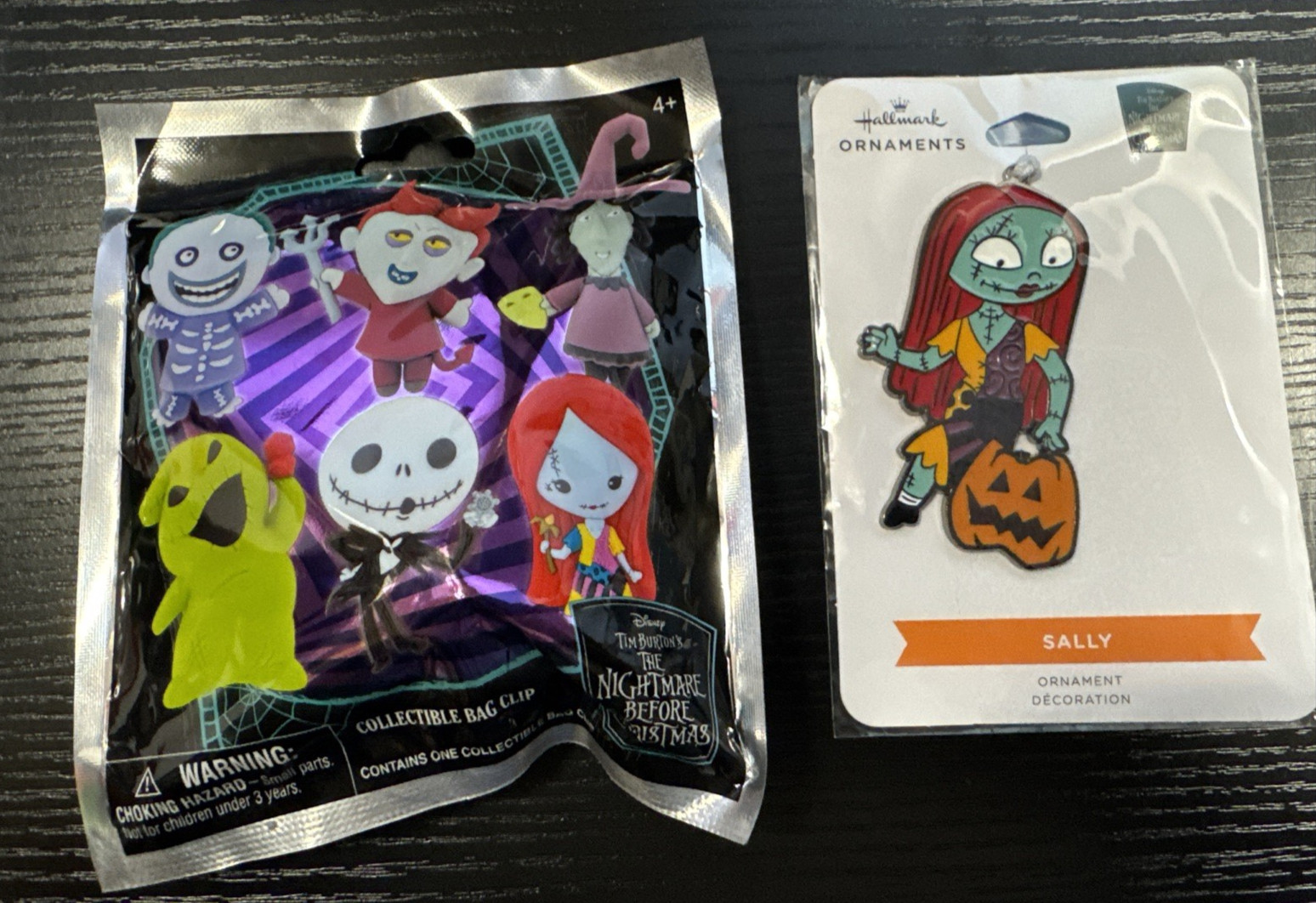 The Nightmare Before Christmas: Hallmark Sally Clip & Blind Bag Set Brand New